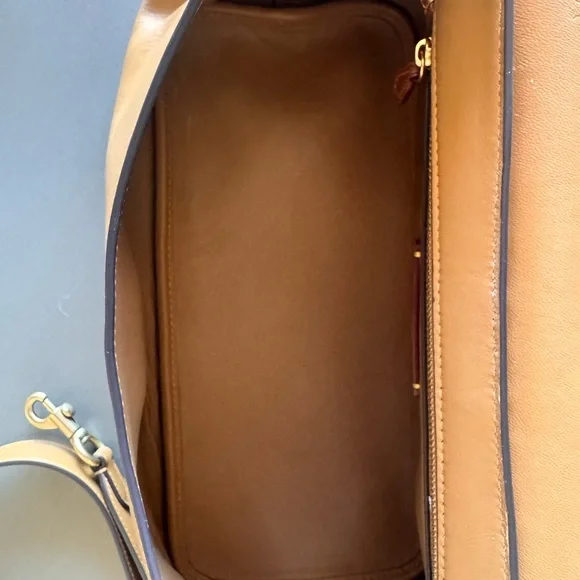 NEW NEVER USED Coach Honey Brown Slouchy Rogue - Picture 7 of 15